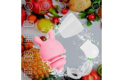 China Anti Slip Silicone Food Teether Odorless Reusable Eco Friendly supplier