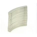 High Power Neodymium Arc Segment Magnets Smooth Surface Treatment for sale