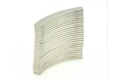 China High Power Neodymium Arc Segment Magnets Smooth Surface Treatment supplier