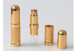 China Pretty Gold Portable Perfume Atomiser Container 6ml 5ml Perfume Bottle supplier