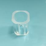 Stable Structure Fused Quartz Machining Precision Dimension Glass Component 18×13×21mm