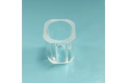 China Stable Structure Fused Quartz Machining Precision Dimension Glass Component 18×13×21mm supplier