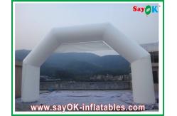 China Fire Resistance White Inflatable Finish Arch PVC For Advertising / Event supplier