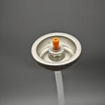 Shaving foam valve for travel-sized containers with leakproof sealing for sale