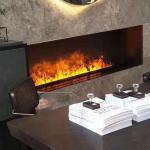Waterproof Led Electric Fireplace Freestanding Safe for Children Dump Automatically Shuts Off