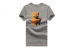 China Round Neck Casual T Shirts Silk Screen Printing White Colour Eco - Friendly supplier