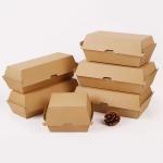 Customized Eco- friendly and recyclable takeaway food box disposable fast food packaging box