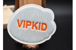 China Debossed Shiny Pressed TPU printed label Custom Logo For Garments supplier