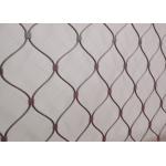 Knotted Tensile Rhombus Flexible Stainless Steel Cable Mesh 7*7 7*19 for sale