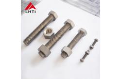 China Gr2 Gr5 Titanium Bolts Nuts , M8 M10 M12 Anodizing Titanium Hex Head Bolts supplier