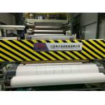 Vertically Down Melt Blown Fabric Machine Keeping Stabilize Product Quality white and blue for sale