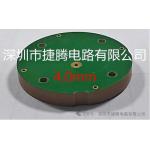 Antenna Base Stations 2-Layer PCB with ENIG Surface Treatment 4.00mm Thick in Green for sale