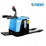 CE Certified Stand On Electric Pallet Jack , Lithium Electric Hydraulic Pallet Jack for sale
