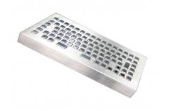 China Stand Alone Metal Industrial Desktop Keyboard With Customizable Language Layout supplier