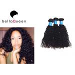 Unprocessed Virgin Mongolian Hair Extensions , Natural Curly Grade 7A Virgin Hair for sale