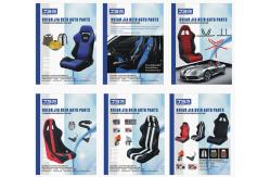 China Wide Sport Racing Seats With High Elastic Sponge Filler / Adjustable Bucket Seats supplier