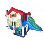 Big House Themed Inflatable Combo Kindergarten Inflatable Farm House Amusement Park for sale