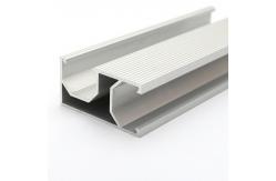 China Solar Mounting Structure Aluminium Roofing Sheet Aluminum Rail Strong Hardness supplier
