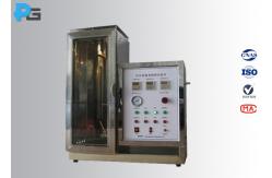 China Vertical Electrical Safety Test Equipment , Textiles Flammability Test Apparatus supplier