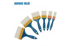 China Plastic Handle Synthetic Paint Brush Flat Brush 45-47mm Length Out supplier