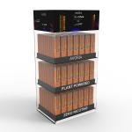 Customized Essential Oil Display Stand Acrylic Countertop Display Rack With Drawers for sale