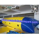 Blue And Yellow  Inflatable Water Blob , Inflatable Water Jumping Pillow