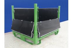China Durable 	Collapsible Wire Container Large Load Capacity With PP Sheets supplier