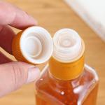 Anti Oxidation Olive Oil And Vinegar Dispenser Set , Cooking Oil Container With Lid