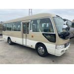 Toyota Used Coaster Bus for Africa Gaosilne 2TR Engine 108KW 23 Seats Left Hand Drive for sale