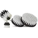 White Soft Bristle Cordless Drill Attachment Cleaning Brush For Car Seats Carpet Leather for sale