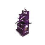 Purple Visual Merchandising Custom Cardboard POP Displays 5 Tier Cadbury Milk Chocolate