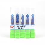 1/4 6mm Ball Nose End Mill Hrc65 For Heated Mold Steel for sale