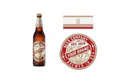 China Self-adhesive Offset Printing Beverage Bottle Label Customizable Design for Packaging supplier
