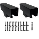 Customizable DIY Pergola Wood Stand Kit with 3-Way T-Angle Corner Brackets and Screws for sale