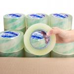 OEM Transparent Bopp Tape Nature Rubber 3 inch for sale