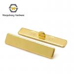 Hardware Sofa Button Rectangular Pendant Throw Pillow Decorative Buckle Golden Sofa and Bedhead Upholstered Buckle for sale