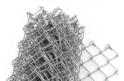 China Grey Chain Link Mesh Galvanized Wire Pvc Coated supplier