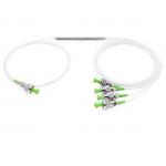 Optical Splitter 1×4 Steel Tube Single Mode FBT Fiber Optic Splitter FC/APC connectors (7233104) for sale