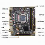Intel Desktop Mainboard H110 H110m LGA1151 DDR4 I5 I7 Processor 2133mhz 2400mhz for sale