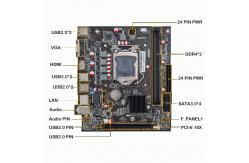 China Intel Desktop Mainboard H110 H110m LGA1151 DDR4 I5 I7 Processor 2133mhz 2400mhz supplier
