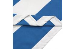 China Custom Sublimation Quick Dry Recycled Microfiber Sand Free Striped Beach Towels supplier