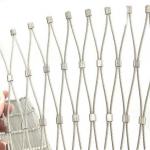 Diamond Flexible Stainless Steel Wire Rope Mesh Light Weight High Strength for sale