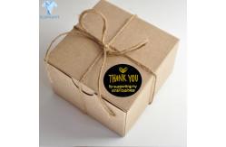 China Art Paper Personalised Sticky Labels For Business Embossing Spot UV supplier