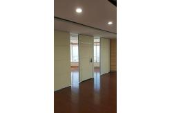 China MDF Board Movable Wooden Partition Wall for Conference Room Aluminium Frame supplier