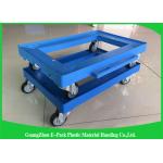 Platform Truck Plastic Moving Dolly for Office / Plastic Dolly Cart for sale