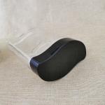 Leaf Shape 1200ml PET Plastic Screw Cap Jars For Candy Storage