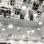 Decorative Mirror Finish Reflective Ceiling Tiles 595x595mm Aluminum for sale
