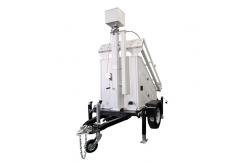 China Multi Function Mobile Solar Trailer With 3*400W Solar Panel 6m Mast supplier