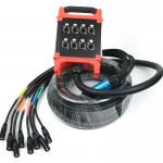8 Channel 4x16A Multi-Channel Industrial Electric Signal Sockets with Retractable Cable Reel and CAT6 SF/UTP Network Cord for sale