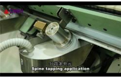 China Automatic Cold Glue Taped Notebook Making Machine/white glue binding supplier